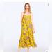 J. Crew Dresses | Nwot J Crew Collection Tiered Poplin Dress Size S | Color: Yellow | Size: S