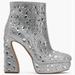 Jessica Simpson Shoes | Nwt Jessica Simpson Shimmer Sand Platform Booties.New In Box.Size 10 | Color: Silver | Size: 10