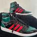 Adidas Shoes | Men’s Adidas Green & Red High Top Sneakers Size 10.5 | Color: Green/Red | Size: 10.5