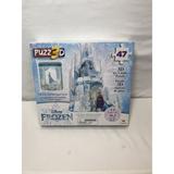 Disney Toys | Disney's Frozen Puzz 3d Hologram Ice Castle Puzzle- 47 Pieces Nwb | Color: Blue/White | Size: Osbb