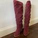 Nine West Shoes | Nine West Slouch Boots | Color: Red | Size: 7