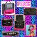 Pink Victoria's Secret Bags | Pink By Victoria's Secret Hangingtravel Cosmetic/Toiletry Bag | Color: Black/Pink | Size: 10" W X 8"L X 3
