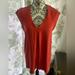 Anthropologie Tops | Nwt Anthropologie Maeve Size Small Blouse | Color: Red | Size: S