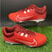 Nike Shoes | Nike Hyperdiamond 4 Womens Softball Cleats Size 9 Red White Metal Brand New | Color: Red/White | Size: 9