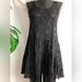 Free People Swim | Free People | Lace Cover Up Dress | Color: Black/Gray | Size: S