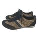 Coach Shoes | Coach Kelson Khaki Beige Midnight Navy Signature Jacquard Suede Sneakers Sz 6.5 | Color: Blue/Brown | Size: 6.5