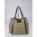 Gucci Bags | Gucci Monogram New Ladies Web Tote Bag Beige/Dark Brown | Color: Brown/Tan | Size: Os