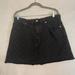 Madewell Skirts | Madewell Rigid Denim A-Line Mini Jean Skirt: Metallic Dots Edition Sz 31 | Color: Black | Size: 12