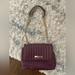 Nine West Bags | Ninewest Clutch Shoulder Bag W/Chain | Color: Purple | Size: Os