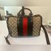 Gucci Bags | Gucci Boston Cloth Bag | Color: Brown/Cream | Size: Os