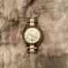 Michael Kors Accessories | Michael Kors Gold & White Watch | Color: Gold/White | Size: Os