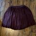 Torrid Skirts | Plum Tulle Torrid Pull On Midi Skirt | Color: Purple | Size: 0x