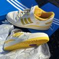 Adidas Shoes | Men's Adidas Forum 84 Low White Yellow Gx4537 Size 12 | Color: Tan/White/Yellow | Size: 12