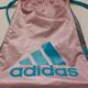 Adidas Bags | Adidas Lightweight Backpack,Euc | Color: Gray/Pink | Size: Os