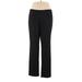 JM Collection Dress Pants - High Rise Boot Cut Boot Cut: Black Bottoms - Women's Size 1X