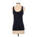 Athleta Active Tank Top: Blue Activewear - Women's Size Small