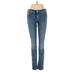 Lucky Brand Jeggings - High Rise Skinny Leg Boyfriend: Blue Bottoms - Women's Size 4 - Sandwash