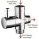 Convertisseur d'adaptateur en T pour robinet d'eau inverseur à 3 voies connecteur de robinet d'eau