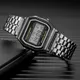 Montre de Sport numérique Led pour hommes et femmes montre-bracelet de luxe carrée en acier