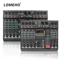 LOME00-7 Band EQ Audio Sound Mall Table 6/8 Channel Assad DJ Console avec USB 2 AUX Output