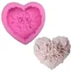 Moule en silicone 3D en forme de rose et de cœur fournitures de cuisine cadeau Leon bonbons