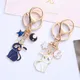 Sailor Moon-Porte-clés pendentif en alliage de zinc pour femme bijoux en émail cuit au four