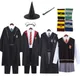Costume de cosplay Harry Potter cape magique robe Everak jupe Hermione écharpe et lunettes