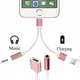 Câble et adaptateur répartiteur de charge pour iPhone éclairage 2 en 1 prise jack 3.5mm iPhone 14