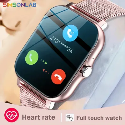 2025 Smartwatch für Männer und Frauen, Geschenk, 1,44 Zoll Bildschirm, Full Touch, Sport-Fitness-Uhren, Bluetooth-Anrufe, digitale Smartwatch-Armbanduhr