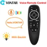 VONTAR G10 Telecomando Vocale G10S Pro 2.4GHz Air Mouse Per La Ricerca Vocale di Assistente di