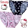 Sanrio Hello Kitty dünne sexy Tangas Damenhöschen atmungsaktive nahtlose Unterwäsche Seidensatin Sexy Höschen dünne gemütliche Dessous heiß
