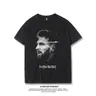 Messi bedrucktes T-Shirt Fußballfan Gedenk-Kurzarm-Top