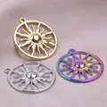 3 stücke Sun Bulk Charm Anhänger für Schmuck herstellung liefert DIY Vintage Bohemian Accessoires