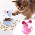 Haustier Feeder Katzen spielzeug Maus Futter rollende Leckage Spender Schüssel spielen Training
