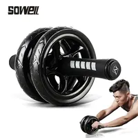 Fitness Große Ausrüstung Ab Roller Muscle Übung Doppel Bauch Rad Power Gym Hüfte Trainer für Home