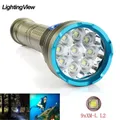 Ultra helle 9xxm-l2 unter Wasser Laterne Tauchen Taschenlampe Speer fischen Lampe ipx8 Taktik Tauch