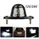 12V/24V weiß Universal 6 LED Kennzeichen Licht Auto Kennzeichen Lampe für Autos RV LKW Anhänger LKW