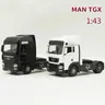 1:43 MAN TGX Trailer Semi Trailer Truck lega auto diecast e veicoli giocattolo modello di auto in