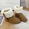 Scarpe in cotone stivali invernali da donna 2023 nuovi stivali da neve donna più pile addensato