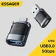 Essager Adattatore USB 3.0 a Tipo C OTG USB A Tipo C Maschio a Micro Tipo C Convertitore USB A