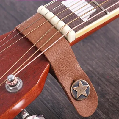 Gitarre Stirnband Abnehmbare Stahl-string Akustische Gitarre Bass Elektrische Gitarre Kopf Befestigung Gürtel Schnalle Strap Zubehör TMZ