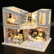 Baby House Kit Mini DIY handgemachte 3D-Puzzle Montage Gebäude Villa Modell Spielzeug Home
