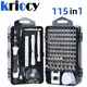 Kit di riparazione per computer Kit di cacciaviti magnetici per laptop 115 in 1 Set di cacciaviti di