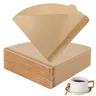 Kegel kaffeefilter Einweg-Papier kaffeefilter natürliche Papier filter zum Übergießen von Kaffee