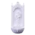 Statua di san antonio scultura religiosa in resina bianca Saints statuetta sacra per libri Shelve