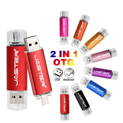 3-in-1 OTG USB-Flash-Laufwerk USB2.0 & Typ-C & Micro-USB-Stick 32 GB 64 GB 128 GB Pendrive USB Memory Stick U-Disk als Geschenk Image
