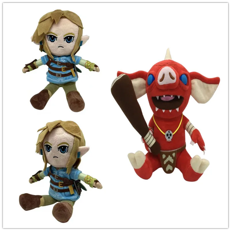 Neuankömmling 21cm Tier Bokoblin Zelda Atem der wilden Plüschtiere weichen Anime ausgestopfte Puppe Spielzeug Weihnachts geschenke Image