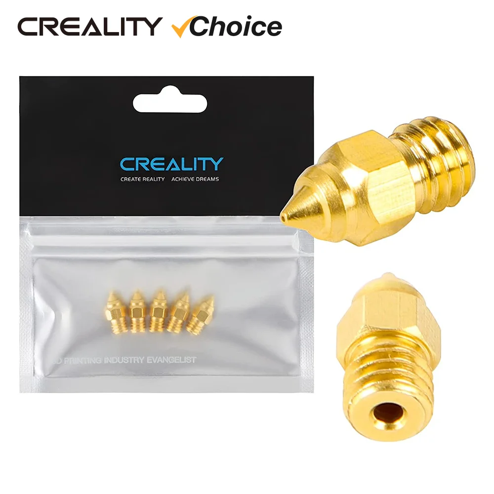 Creality 5 teile/satz 0,2/0,4/0,6/0,8/1,0mm Hotend Extruder Messing Düsen für CR-6 SE/Ender-3 Serie/Ender 5 Serie Drucker Original Image