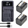 NP-FH70 NPFH70 Batterie + LED USB Ladegerät für Sony NP-FH30 NP-FH40 NP-FH60 NP-FH50 NP-FH70 HDR-XR