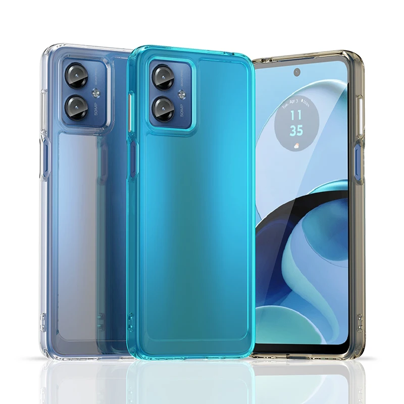 Transparente stoß dämpfende Schutzhülle für Moto G14 G13 G53 5G Motolola G73 Image